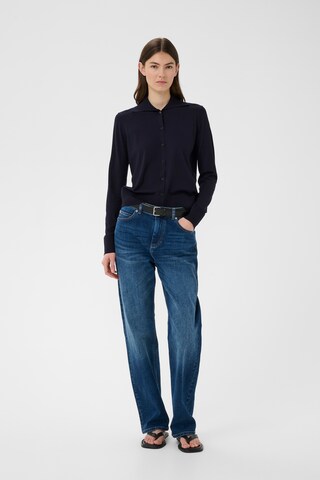 InWear Gebreid vest 'MIKOIW' in Blauw