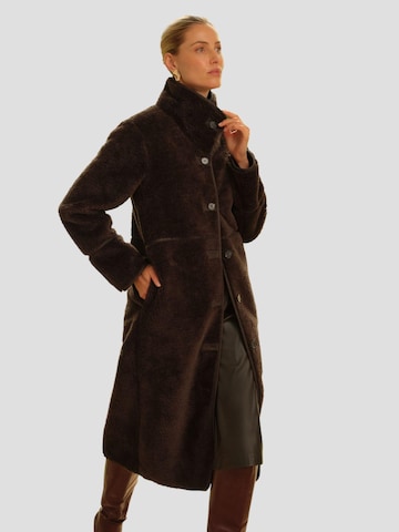 love & roses Демисезонное пальто в Коричневый: спереди