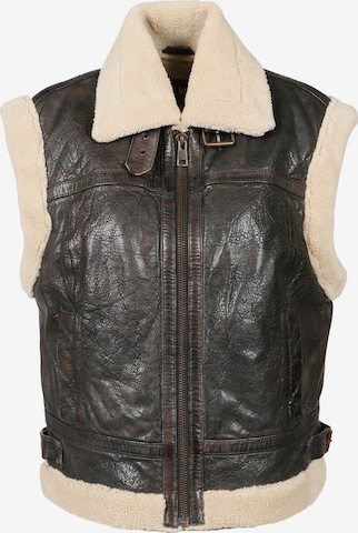 Gilet 'Miry' FREAKY NATION en marron : devant