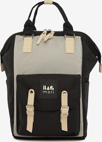 BagMori Rucksack in Schwarz: predná strana