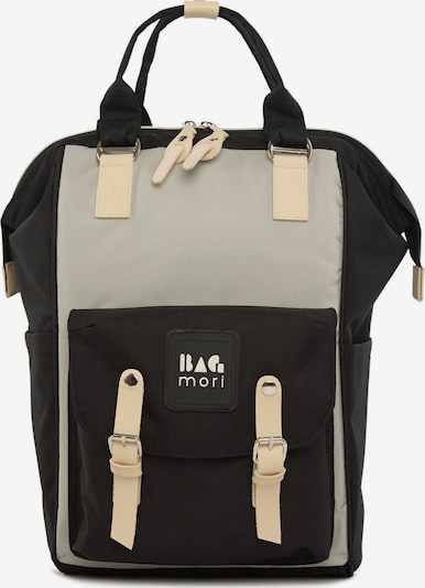 Bagmori Wickeltasche in beige / grau / schwarz / weiß, Produktansicht