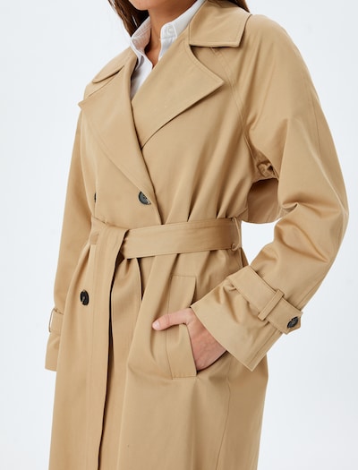 Koton Between-Seasons Coat in Beige, Item view