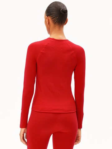 ARMEDANGELS Longsleeve SEAMLESS in Rot