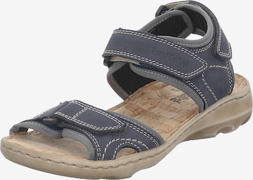 JOSEF SEIBEL Hiking Sandals 'Lene 01' in Blue: front