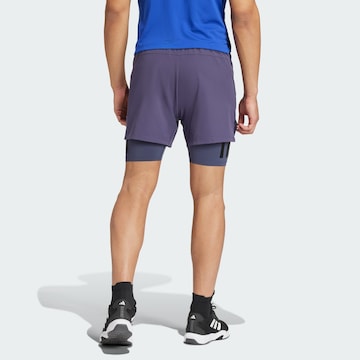 ADIDAS PERFORMANCE - Skinny Pantalón deportivo 'Power' en azul