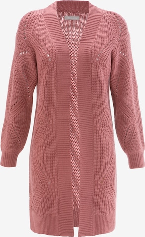 TAMARIS Knit Cardigan in Pink: front