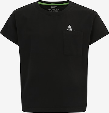 THAT GORILLA BRAND Shirt 'SILVERBACK BLACK' in Zwart: voorkant