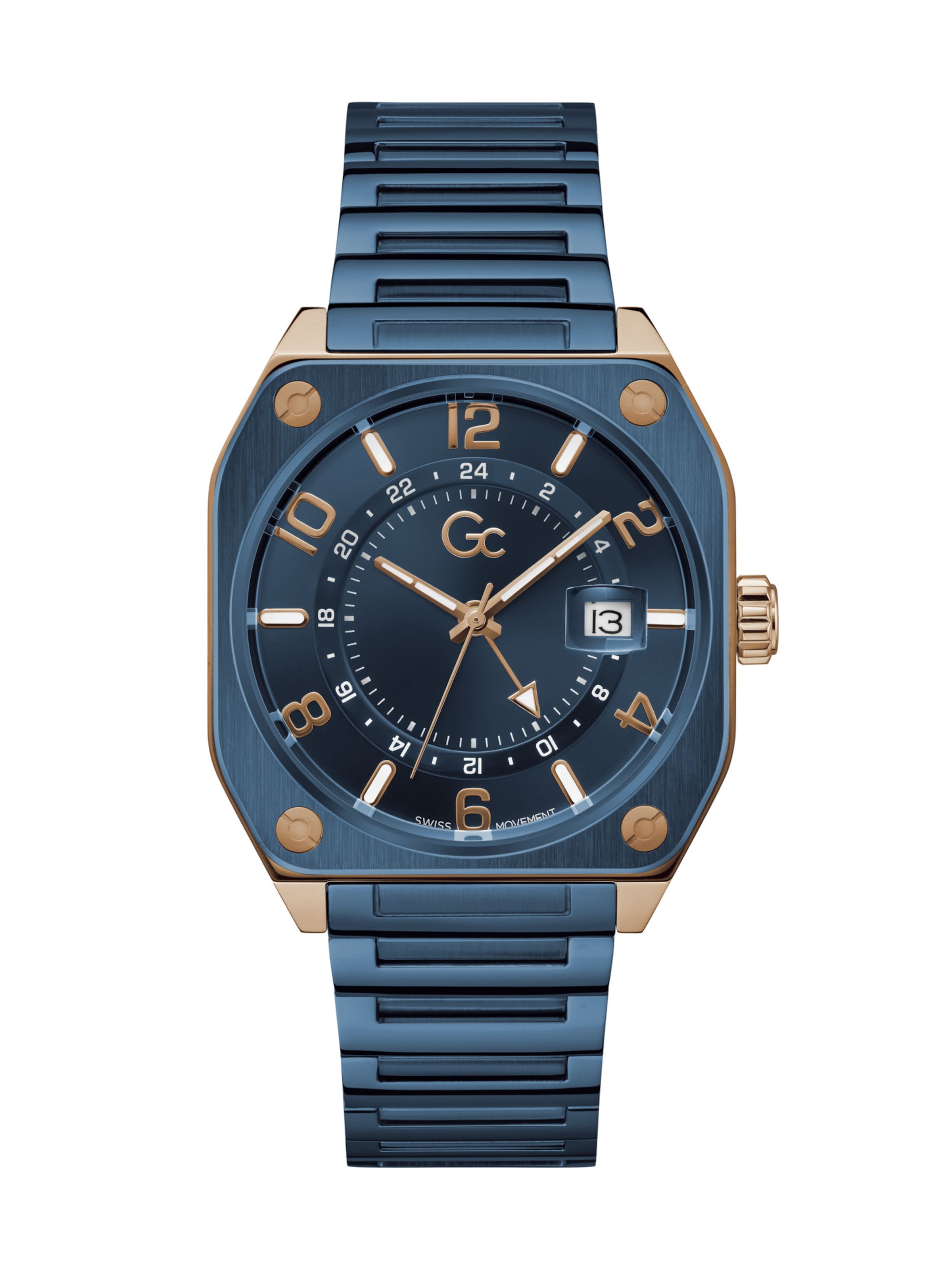 Gc Analoog horloge '  Airborne ' in Blauw: voorkant