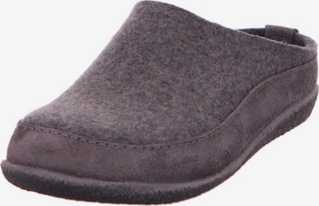 HAFLINGER Pantolette in Grau: Vorderseite