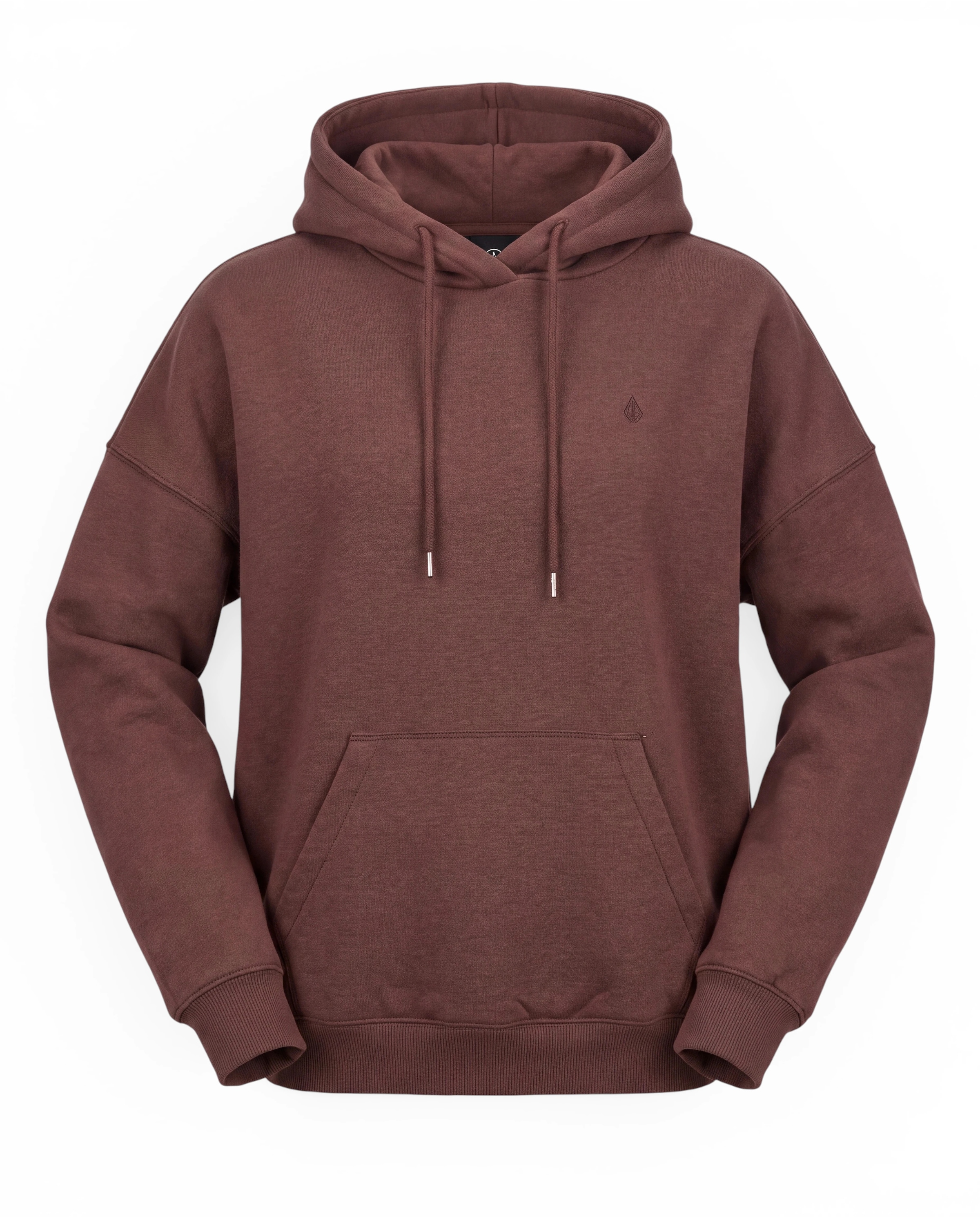 Volcom Sweatshirt 'STO' N PO' i brun: forside