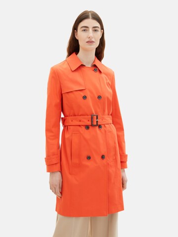 TOM TAILOR Between-Seasons Coat in Red: front