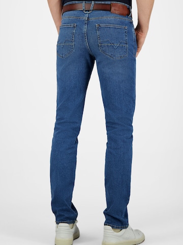 ATELIER GARDEUR Slimfit Jeans "Bennet", authentische Used-Effekte in Blau