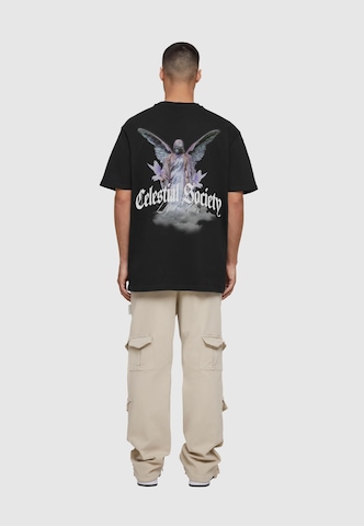 MJ Gonzales T-Shirt 'Divine Wings' in Schwarz