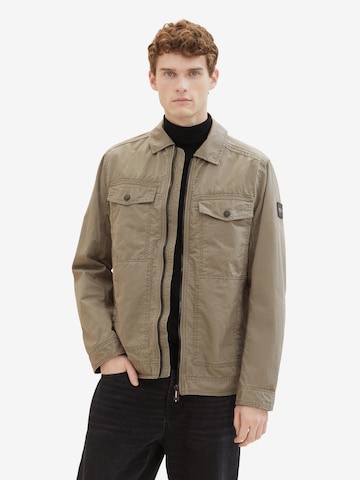 TOM TAILOR Between-season jacket in Green: front