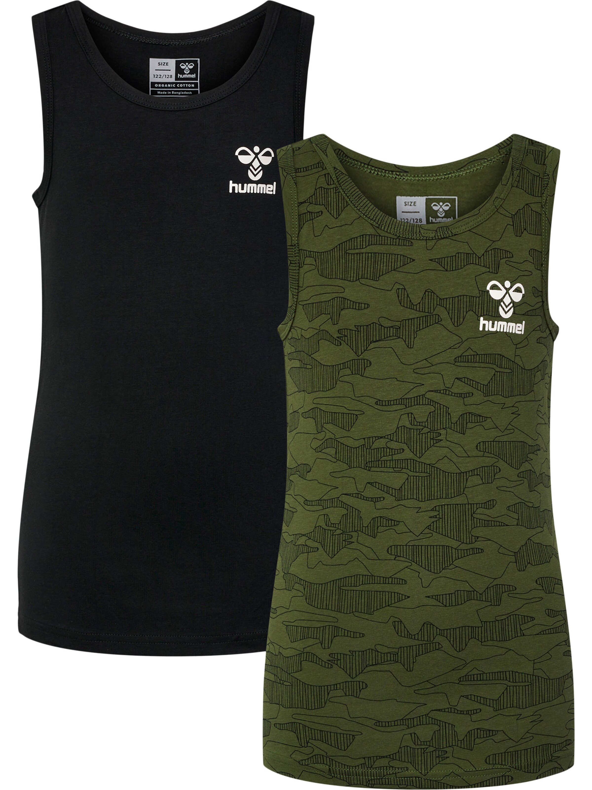 Hummel Sporttop in Grün: Vorderseite