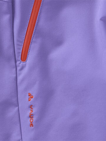 VAUDE Regular Outdoor Pants 'Badile' in Purple