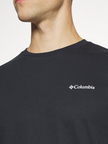 COLUMBIA Funkcionalna majica 'North Cascades™' | črna barva