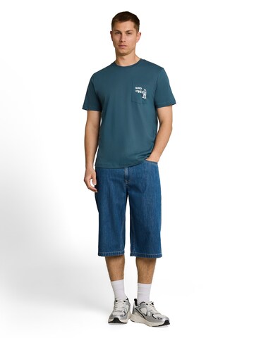 TOM TAILOR DENIM Футболка в Зеленый