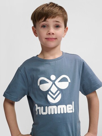 Hummel Funkční tričko 'Tres' – modrá
