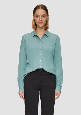 s.Oliver BLACK LABEL Blouse in Blauw: voorkant