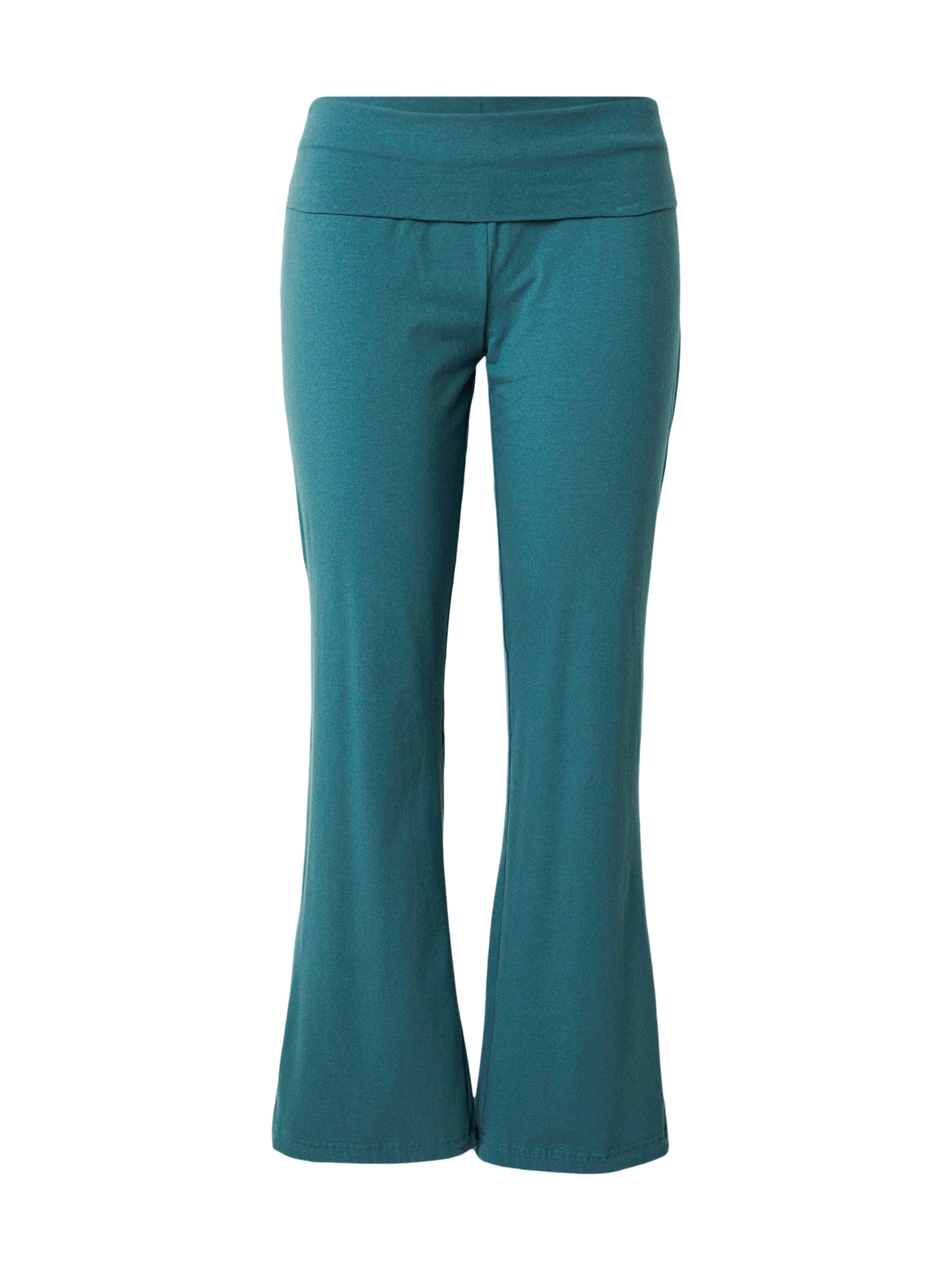 Only Play Curvy - Calças de desporto 'ONPFOLD' em verde: frente