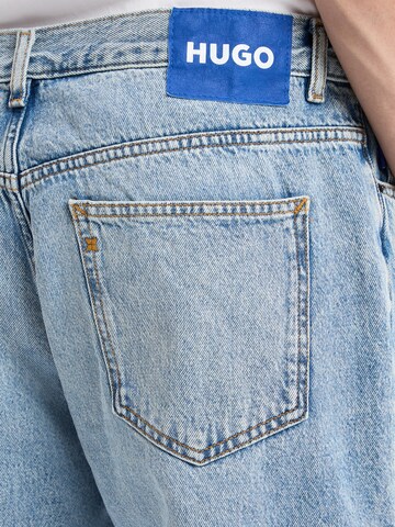 HUGO Loosefit Jeans ' Nate ' in Blau