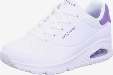 SKECHERS Platform trainers 'Uno' in White: front