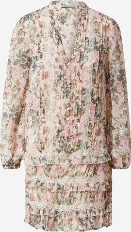 Robe-chemise Oasis en beige : devant