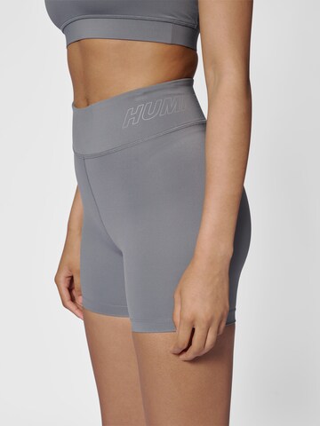 Hummel Skinny Sportbroek in Grijs