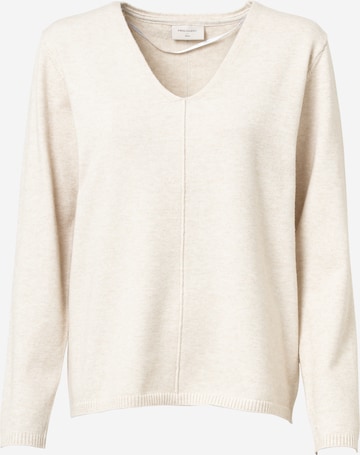 Pull-over 'LAURA' Freequent en beige : devant