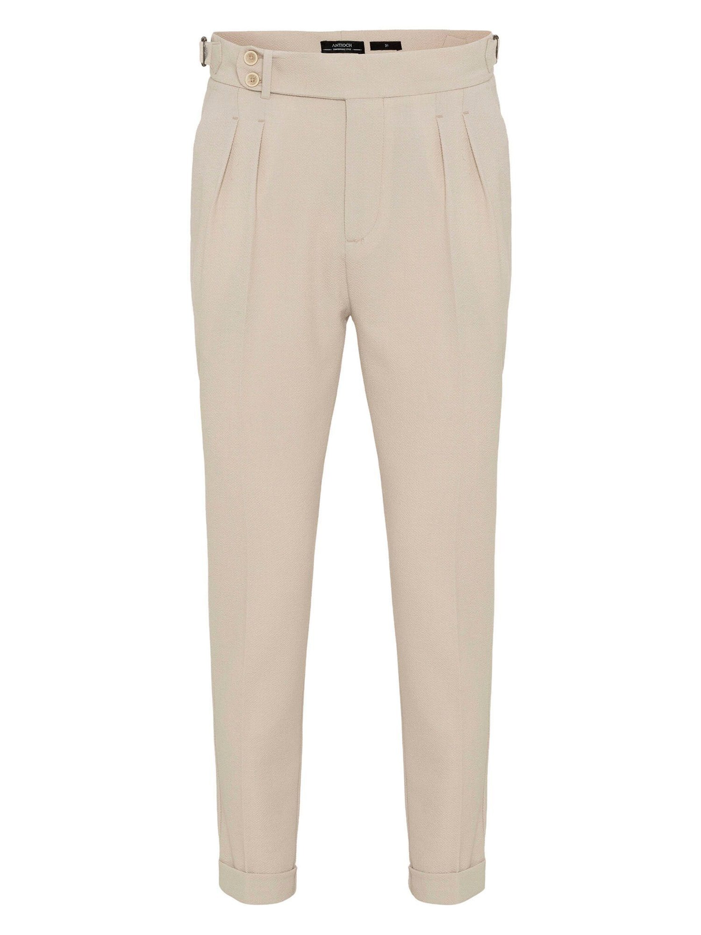 Antioch Regular Laskoshousut värissä beige: etupuoli