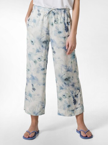 DEHA Wide leg Broek in Blauw: voorkant