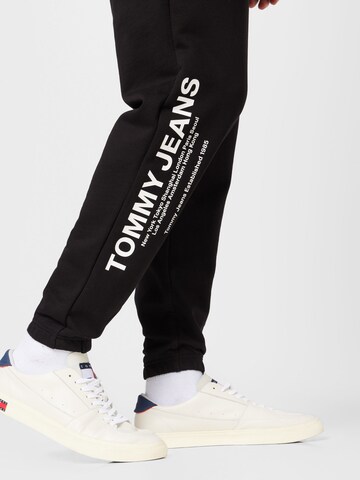 Tommy Jeans Tapered Παντελόνι σε μαύρο
