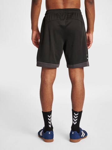 Hummel Regular Sports trousers 'Lead Poly' in Black