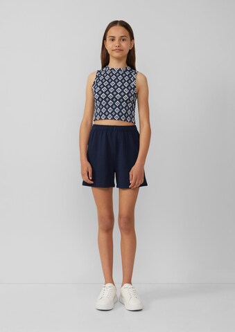 s.Oliver Regular Broek in Blauw: voorkant