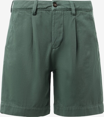 North Sails Regular Pleat-Front Pants in Green: front