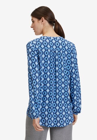 Cartoon Blouse in Blauw