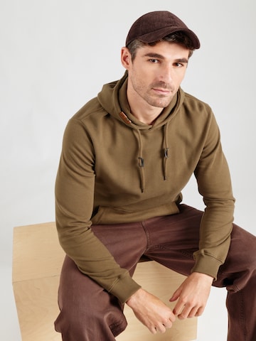 INDICODESweater majica 'Salupe' - zelena boja: prednji dio