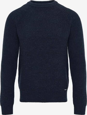 Pull-over 'Reed' Threadbare en bleu : devant