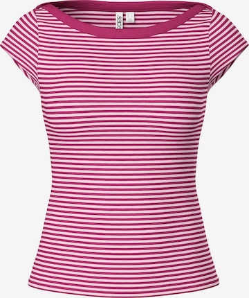 PIECES - Camiseta 'PCSof' en rosa: frente