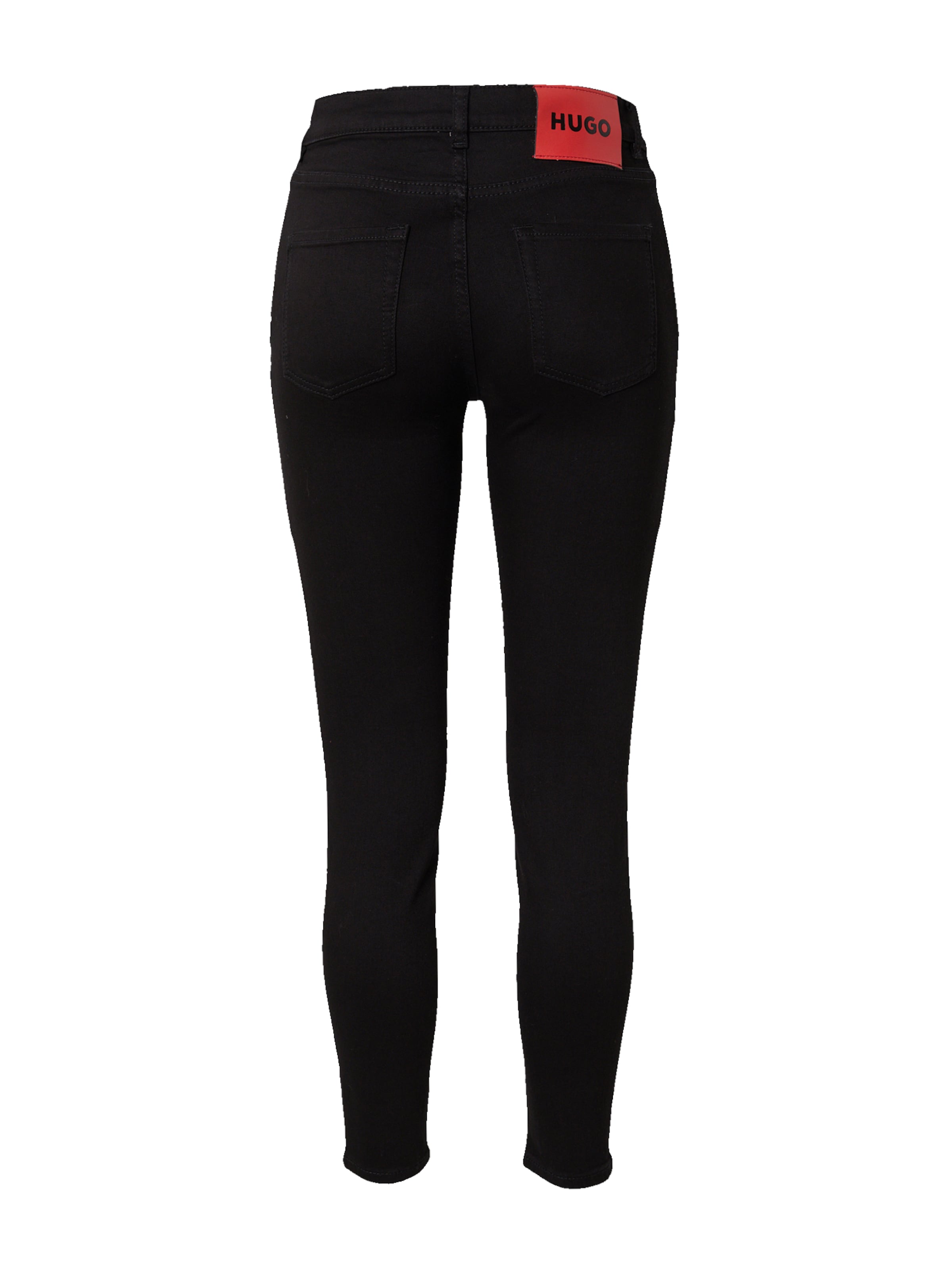 HUGO Skinny Farkut '932' värissä musta