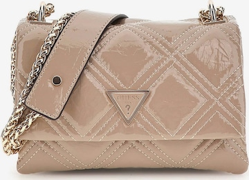 Borsa a tracolla 'Deesa' di GUESS in beige: frontale