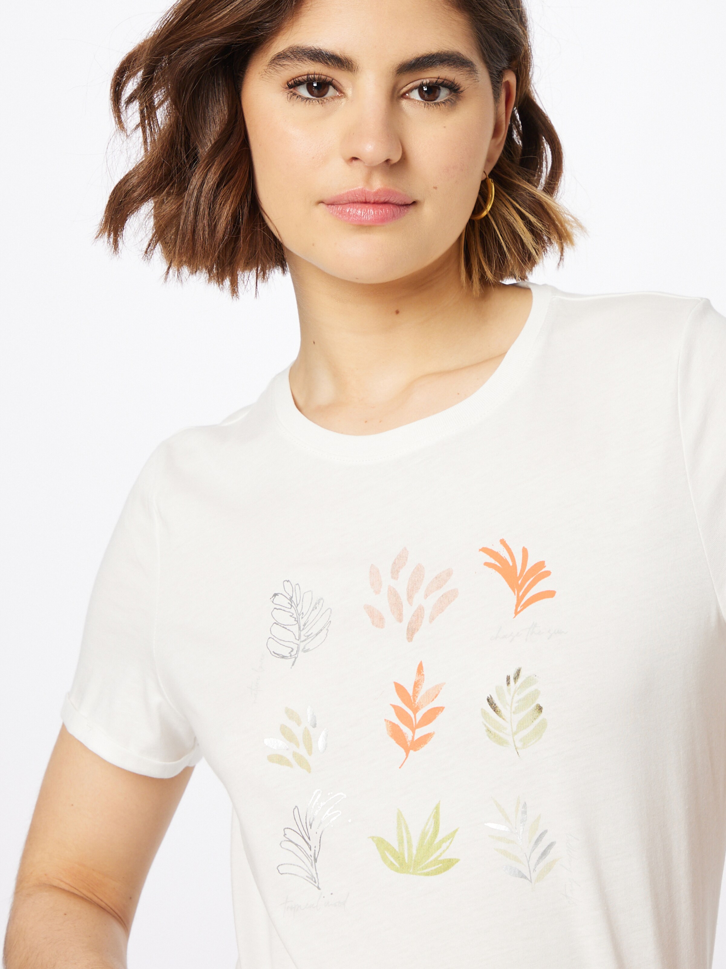 Frauen Shirts & Tops TOM TAILOR T-Shirt in Weiß - HY97094 Frauen Shirts & Tops TOM TAILOR T-Shirt in Weiß - HY97094