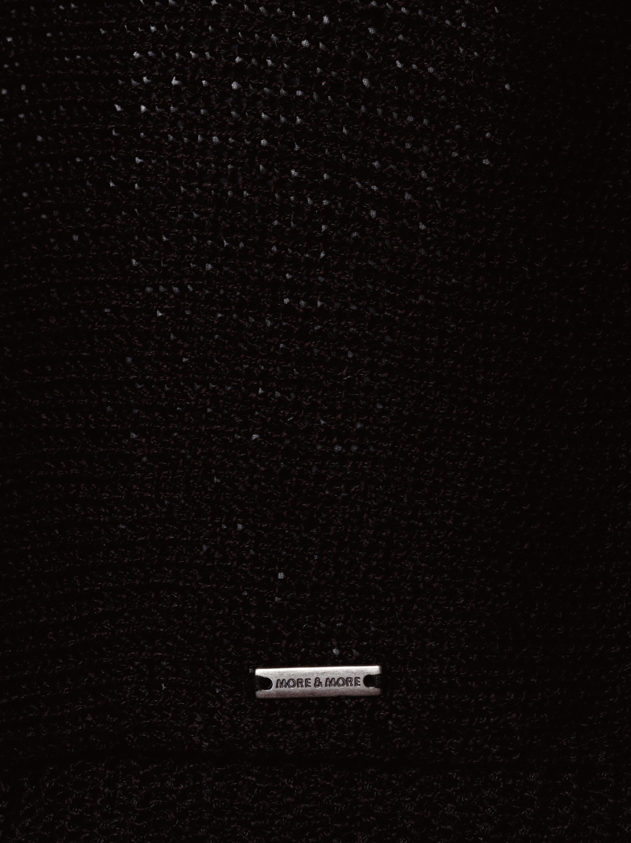 MORE & MORE Trui 'Dolman' in Zwart