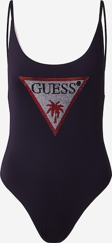 GUESS Bustier Badpak in Zwart: voorkant