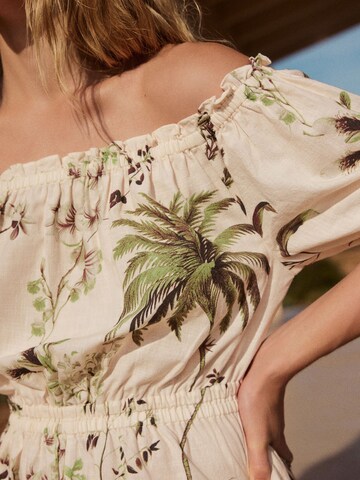 Tuta jumpsuit di Next in bianco
