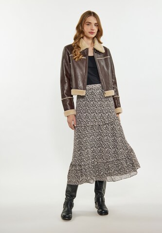 DreiMaster Vintage Демисезонная куртка в Коричневый