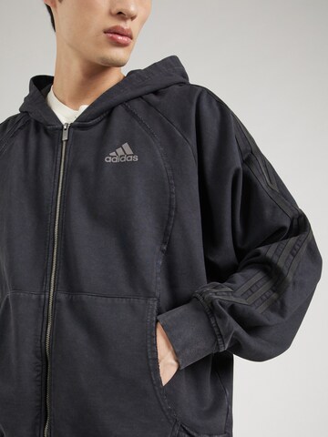 ADIDAS ORIGINALS Sweatjacke 'ADILENIUM' in Schwarz