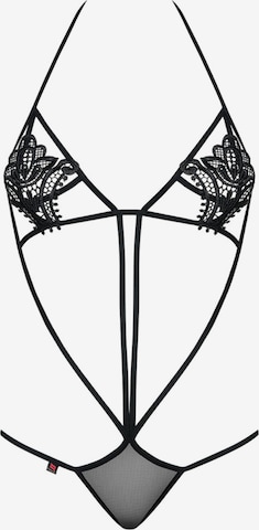 Obsessive Wäschebody 'Luiza teddy' in Schwarz: Vorderseite