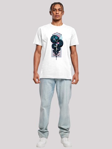 F4NT4STIC Shirt 'Harry Potter Neon Nagini' in Wit
